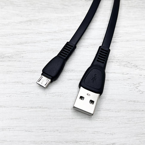 USB кабель HOCO X40 MicroUSB 1м (чорний), фото 3