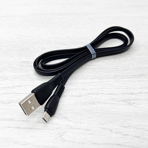 USB кабель HOCO X40 MicroUSB 1м (чорний), фото 2