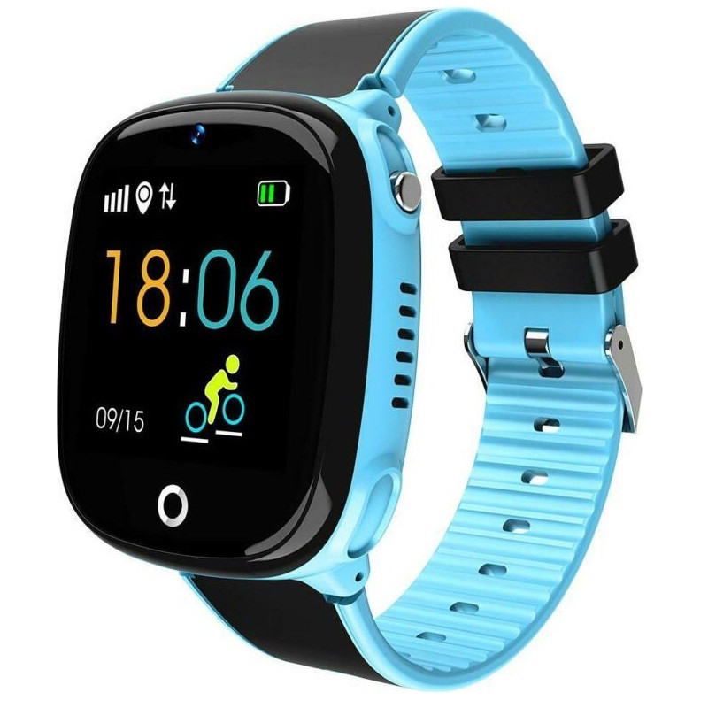 Дитячі смарт-годи Lemfo HW11 Aqua Plus з камерою і GPS відстеженням (Синій)