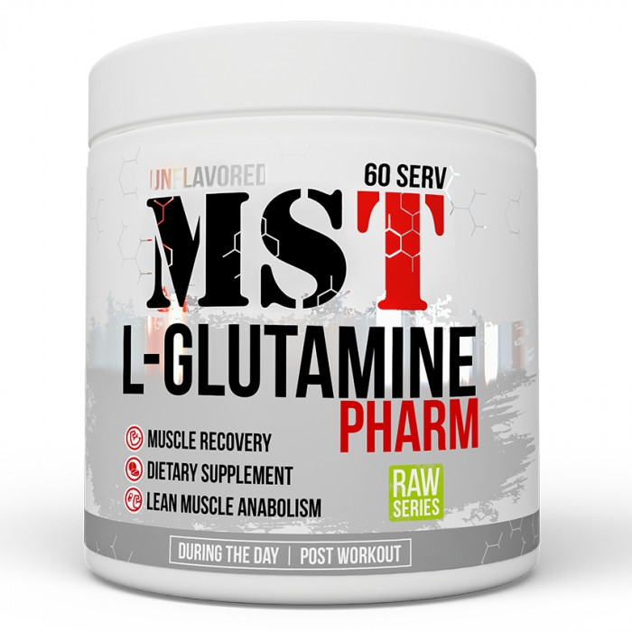 Глютамин MST L-Glutamine Pharm 300 g - фото 1 - id-p1663671586