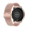 Розумний годинник NO.1 DT89 Metal з тонометром і пульсоксиметром (Розово-золотою), фото 5