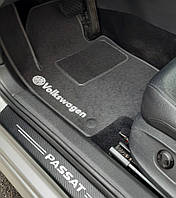 Ворсові килимки Volkswagen Passat B8 USA (американець) Сірі