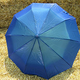Жіноча парасолька напівавтомат Bellissimo хамелеон, синя