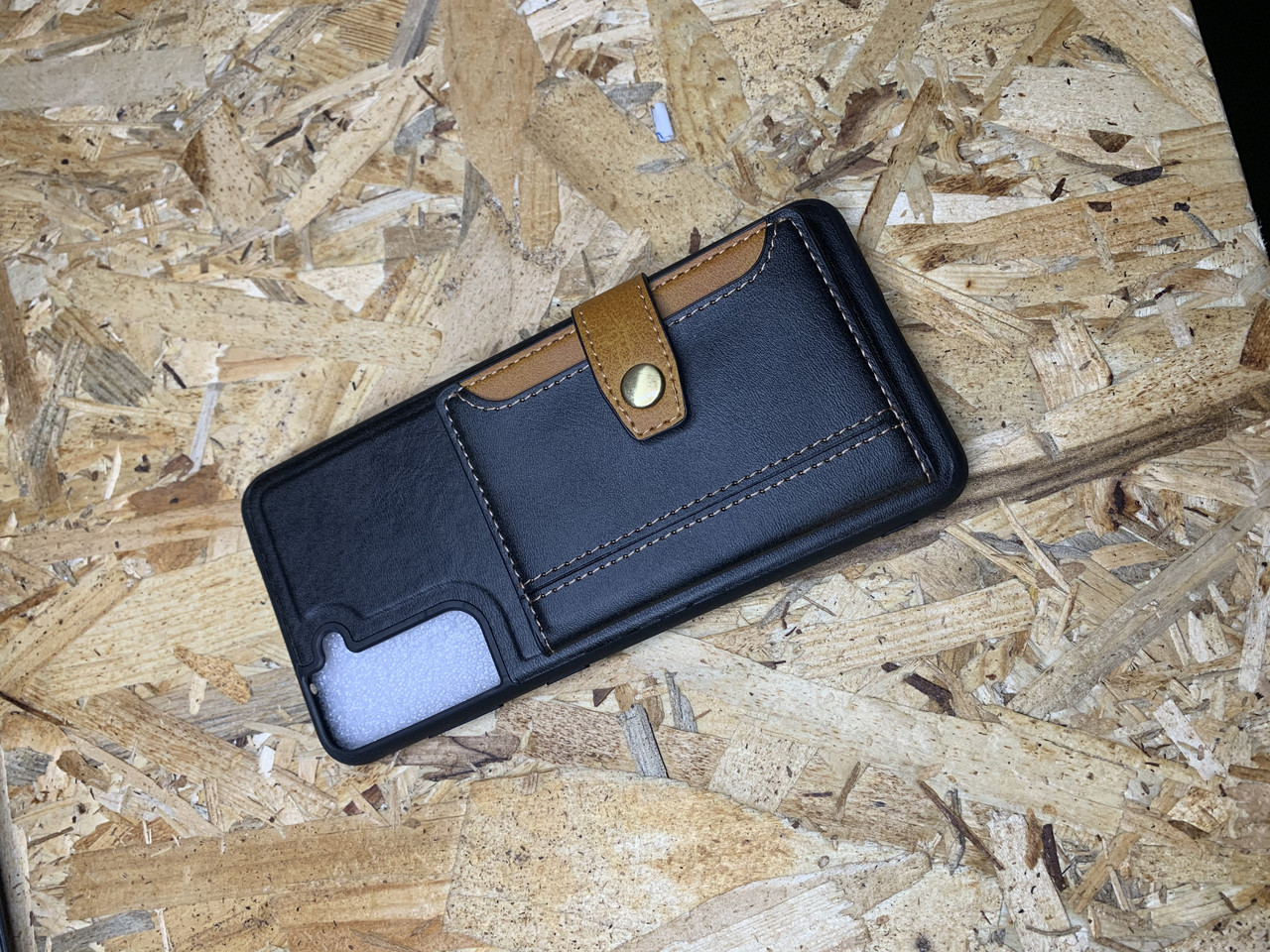 BOTAJU Шкіряний чохол-гаманець для телефона Samsung S30 Plus, слоти для карток.