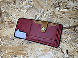 BOTAJU Шкіряний чохол-гаманець для телефона Samsung S30 Plus, слоти для карток., фото 3