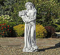 Садовая фигура Богиня Изобилия 100х38х30 см Серый