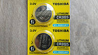 Батарейки литиевые TOSHIBA CR2025 3V (блистер 2шт)