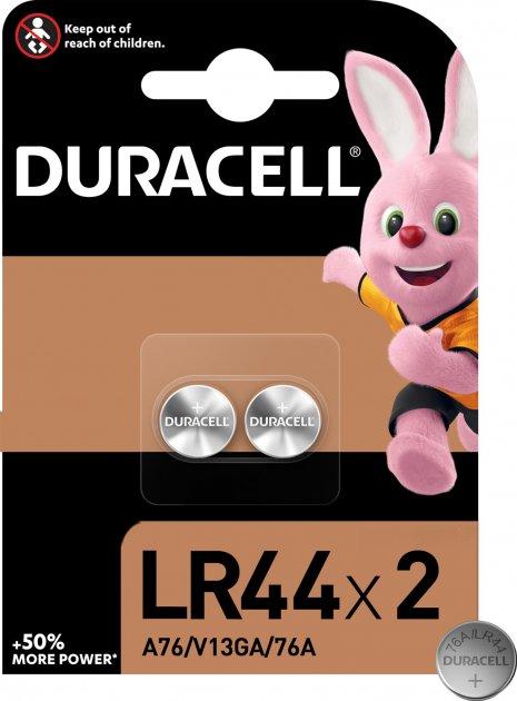 Лужна батарея Duracell Specialty 1.5 В LR44 76A / A76 / V13GA 2 шт (5000394504424)