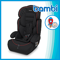 Детское автокресло Bambi 2в1 (M 3546) 2в1 с бустером от 9 до 36 кг Черный