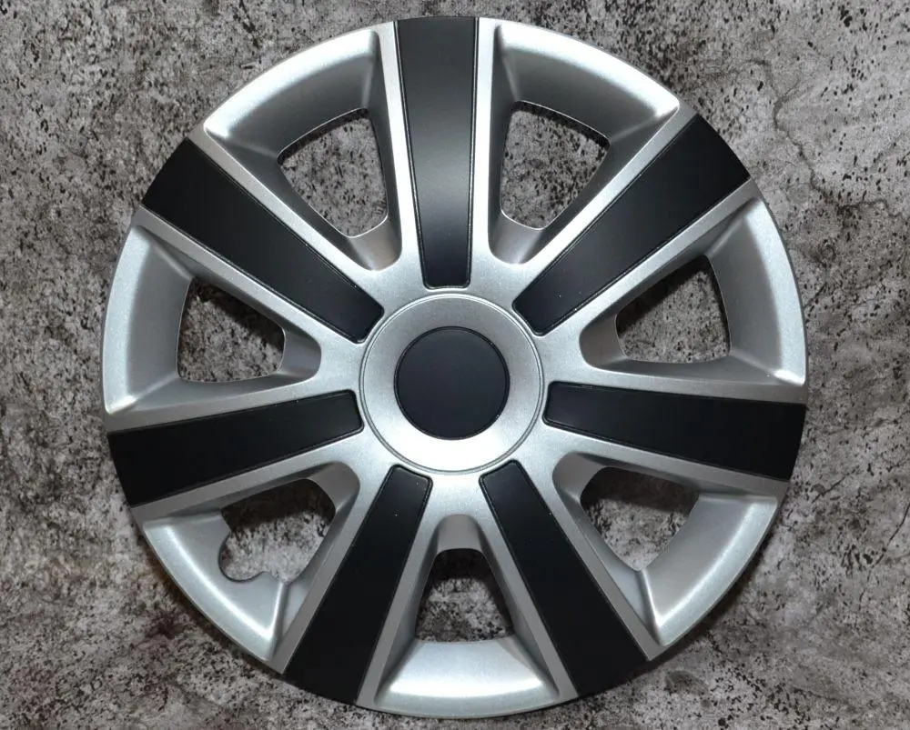 Автомобільні ковпаки ARGO R15 VR SILVER&BLACK. Ковпаки на диски/Колпаки на колеса., фото 1