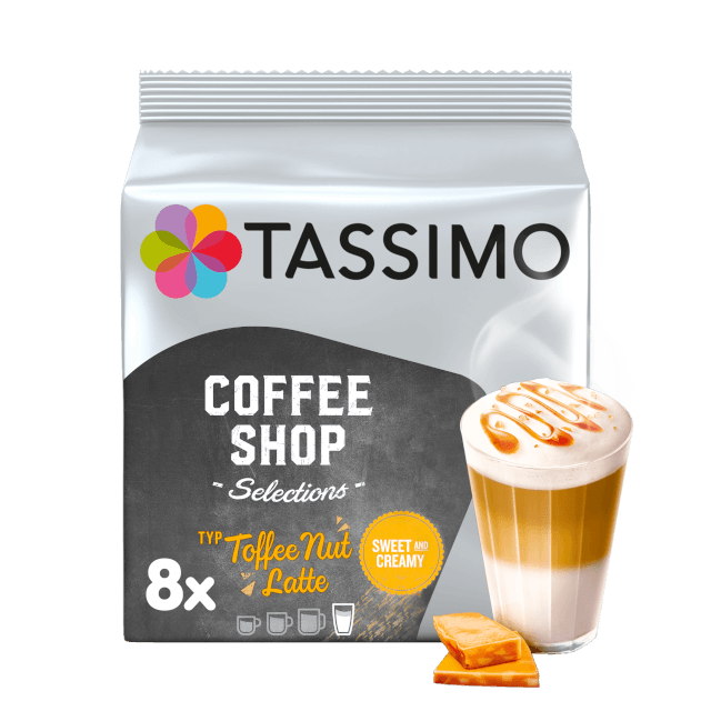 Кава в капсулах Тассімо - Tassimo Toffee Nut Latte (8 порцій)