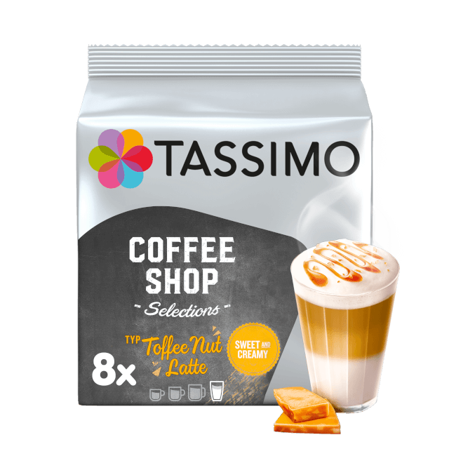 Кофе в капсулах Тассимо - Tassimo Toffee Nut Latte (8 порций): продажа ...