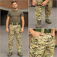 Тактичні штани 13 кишень мультикам Grifon ріп - стоп (вафелька)