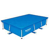 Тент для прямокутного каркасного басейну 259x170 см Bestway 58105, фото 3