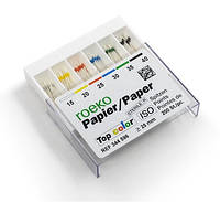 Бумажные штифты ROEKO Paper Points Top Color ISO 25, 200шт