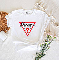 Женская футболка Guess белая Гесс