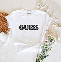 Женская футболка Guess белая Гесс