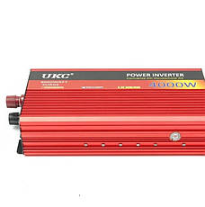 Перетворювач постійного струму 4000W UCK-4000W AC\DC інвертор для автомобіля 12В-220В, фото 3