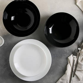 Сервіз столовий LUMINARC Diwali Black&White 19ін