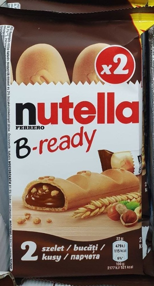 Батончики з нутеллою  Ferrero Nutella B-Ready 44 г., фото 1