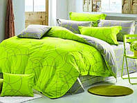 Комплект натурального постельного белья набор Евростандарт бязь голд Gold Lux Пакистан GREEN LINE 96-ЕS