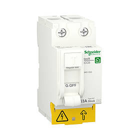 Вимикач диференційного струму ВДС Schneider Electric Resi 9 2p 63A АС 30mA R9R51263