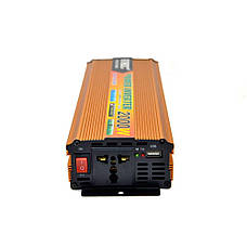 Перетворювач постійного струму 2000 W UCK SSK-2000W AC/DC інвертор для автомобіля 12В-220 В, фото 4