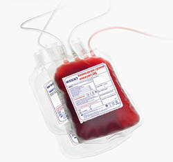 Контейнер для крові WEGO з розчинами CPD-SAGM 450/450/450 мл з аксесуарами