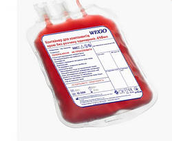 Контейнер для компонентів крові WEGO порожній 450 мл