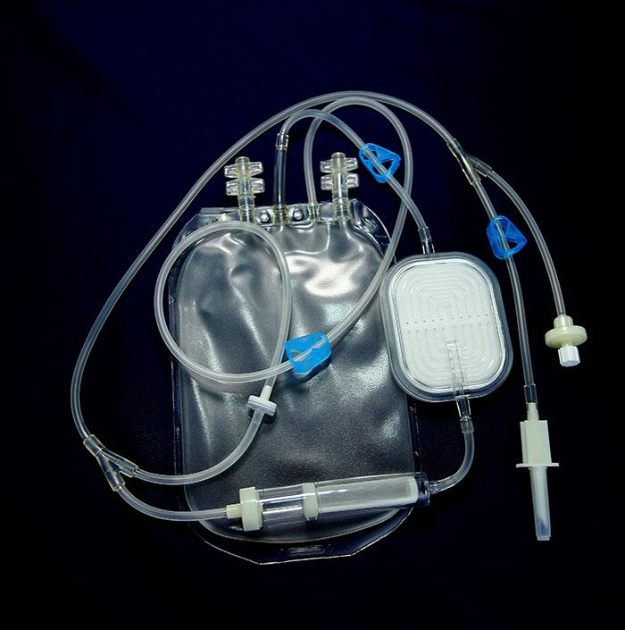 Пристрій для видалення лейкоцитів із компонентів крові людини одноразового використання стерильний, фото 1