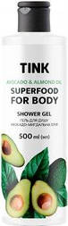 Гель для душу Tink Superfood for Body Shower Gel Авокадо-Мигдальна олія 500 мл
