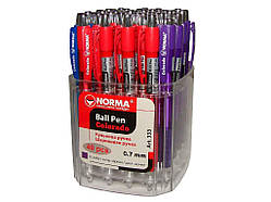 Ручка кулькова автомат синій COLORADO 40шт/уп. 333 ТМ NORMA