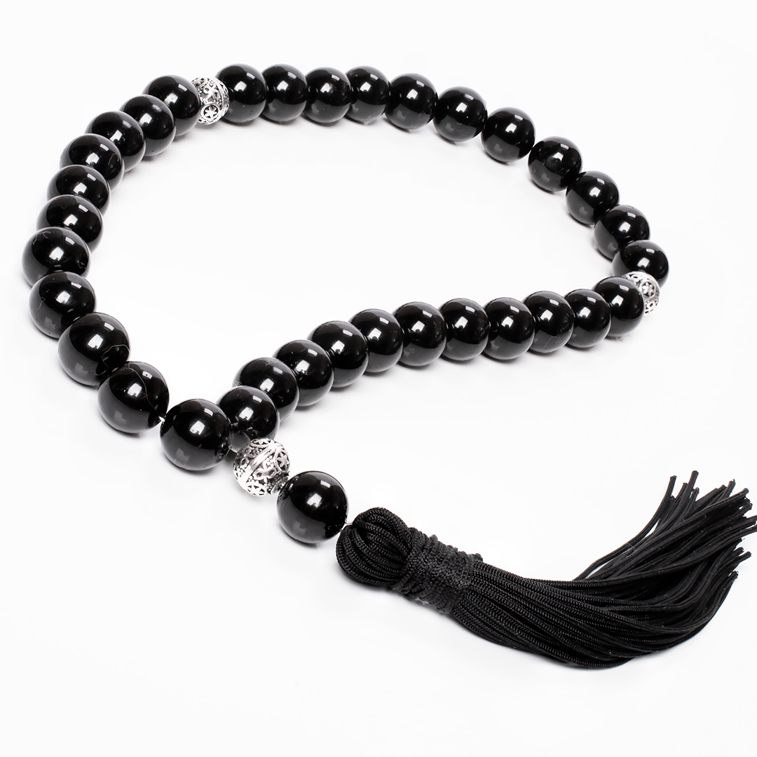 Шерл чорний турмалін чіткі срібло, 017ЧТШ, фото 1