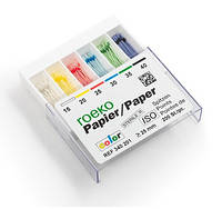 Бумажные штифты ROEKO Paper Points color ISO 15, 200шт
