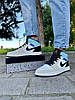 Чоловічі кросівки Nike Air Jordan 1 High Retro Ice Cream White Blue Джордани високі кремові шкіра демісезон, фото 10