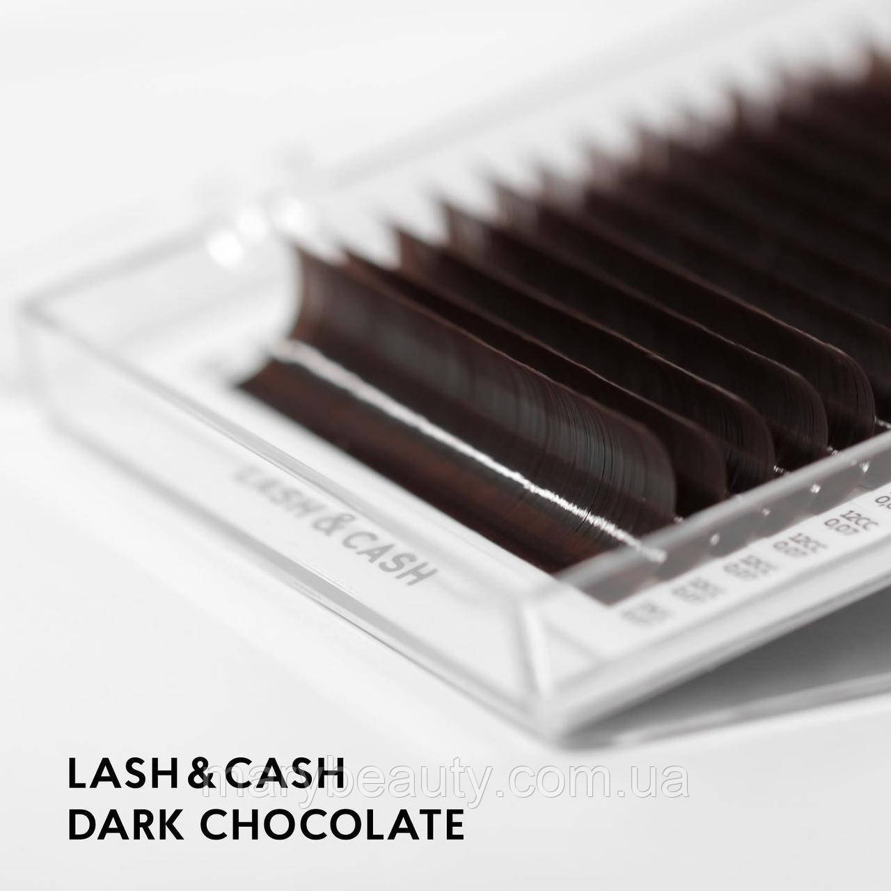 Вії Dark Chocolate Lash&Cash SCULPTOR CC 0.07 7-13 (28ліній)