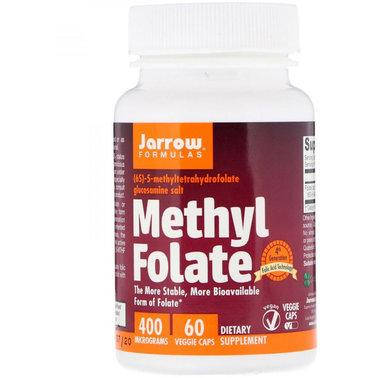 Jarrow Formulas Methyl Folate 400 mcg 60 Caps, фото 3