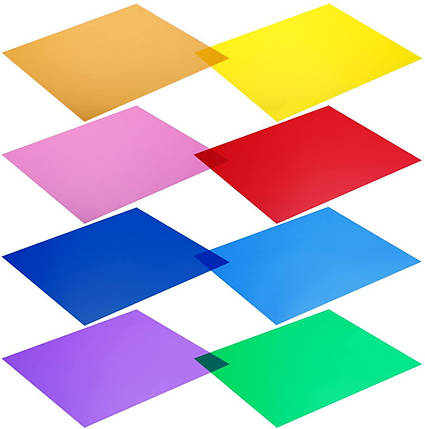 Набір гелевих фільтрів Visico GF-303030-8, фото 1