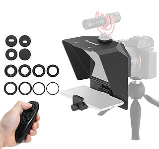 Телесуфлер для смартфона і камери Pronstoor Mini Teleprompter