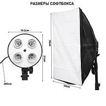 Набір постійного світла Visico FL-306-3 (50x70sм) Triple Kit, фото 4