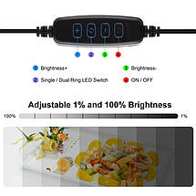 Фотобокс з підсвічуванням лайтбокс для манікюру та фото зйомки Puluz PU5032B 30x30x30см, фото 2