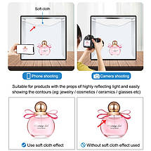 Фотобокс з підсвічуванням лайтбокс для манікюру та фото зйомки Puluz PU5032B 30x30x30см, фото 4