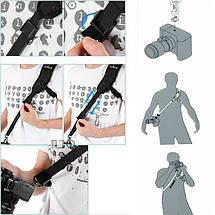 Напальний ремінь AccPro SB-16 Focus Single Quick Strap, фото 4