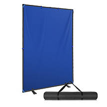 Тло в рамці з ніжками Visico BP-1522GB Chroma Key 2в1 зелений/синій (150x220sм), фото 4