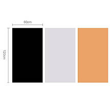 Набір фонів Puluz PKT5200 120 x60sм (black, white, yellow), фото 5
