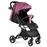 Коляска прогулянкова дитяча (підсклянник, телескопічна ручка) JOY Comfort L-30201 Фіолетовий, фото 3