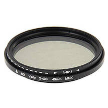 Світлофільтр AccPro Variable Density 49m (ND2-ND400), фото 3