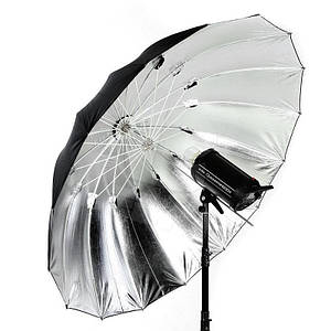 Фотопарасоля параболічна Visico AU160-B (150см) Silver/Black