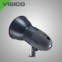 Студійний спалах Visico VL-300 Plus + рефлектор, фото 3