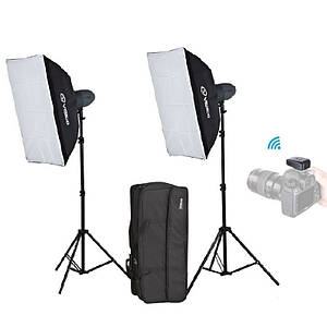 Набір студійного світла Visico VL-200 Plus Softbox KIT